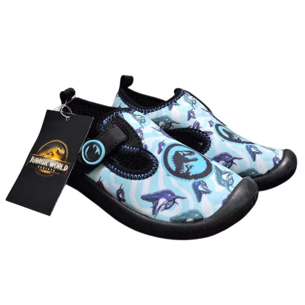 Jurassic World Little Kids Water Shoes Size 5/6, 13/1 Rubber Sole Stretch
